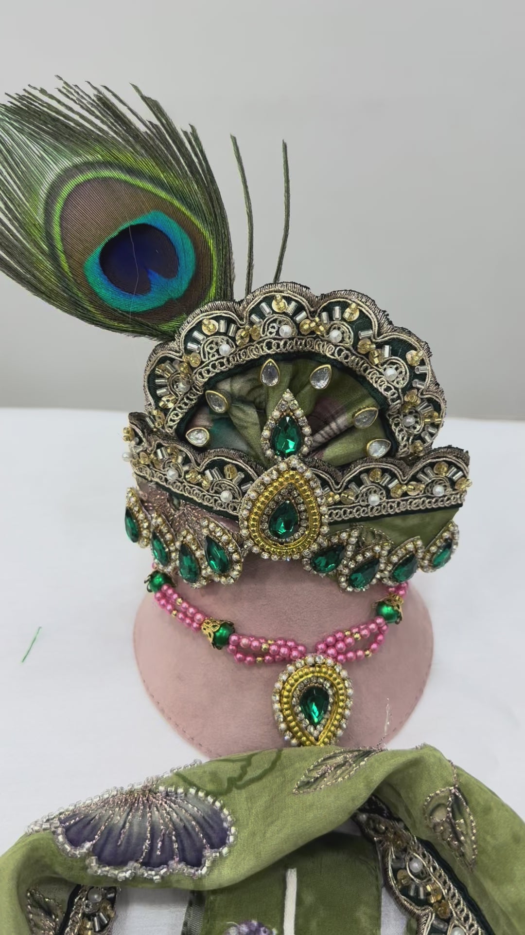 Load video: 🌟 Gauri Shankar (Light green)
