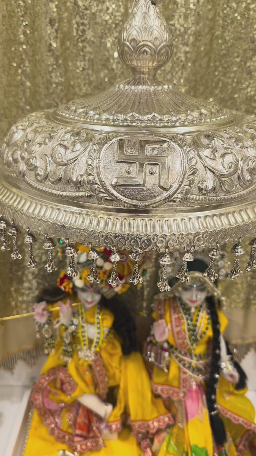 Load video: 🌟 Radha Krishna (Yellow with orange border)